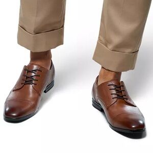 Aldo Leather Derby Lace Up Dress Shoe